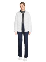 Time and Tru Women's Chevron Puffer Jacket, Sizes XS-3X - Image 5