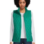 Time and Tru Women's Diamond Core Vest, Sizes XS-3X
